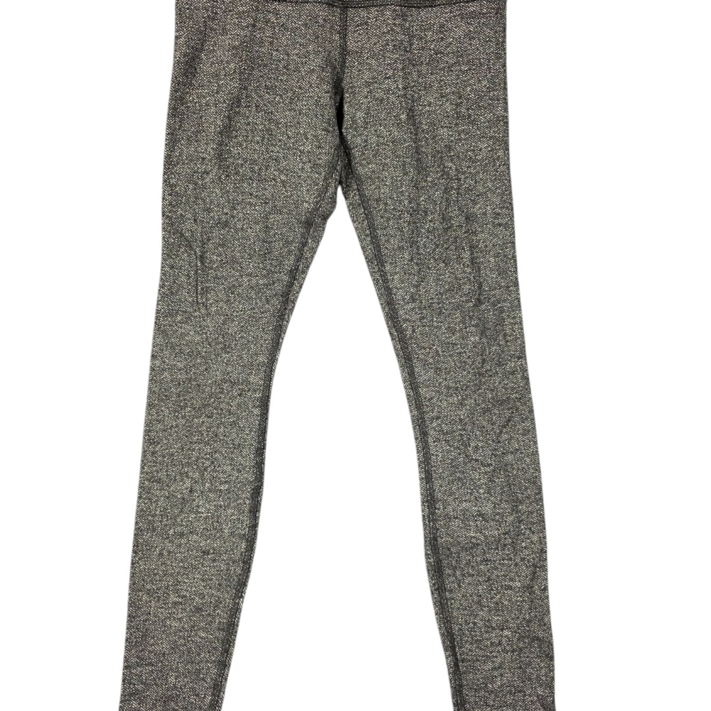 Lululemon Wunder Under Hi-Rise Tight 28" Heathered‎ Black Size 4 Leggings